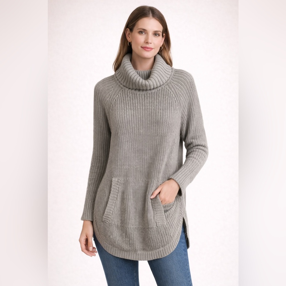 UGG Taupe Cowl Neck Sweater